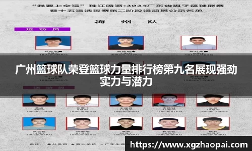 广州篮球队荣登篮球力量排行榜第九名展现强劲实力与潜力